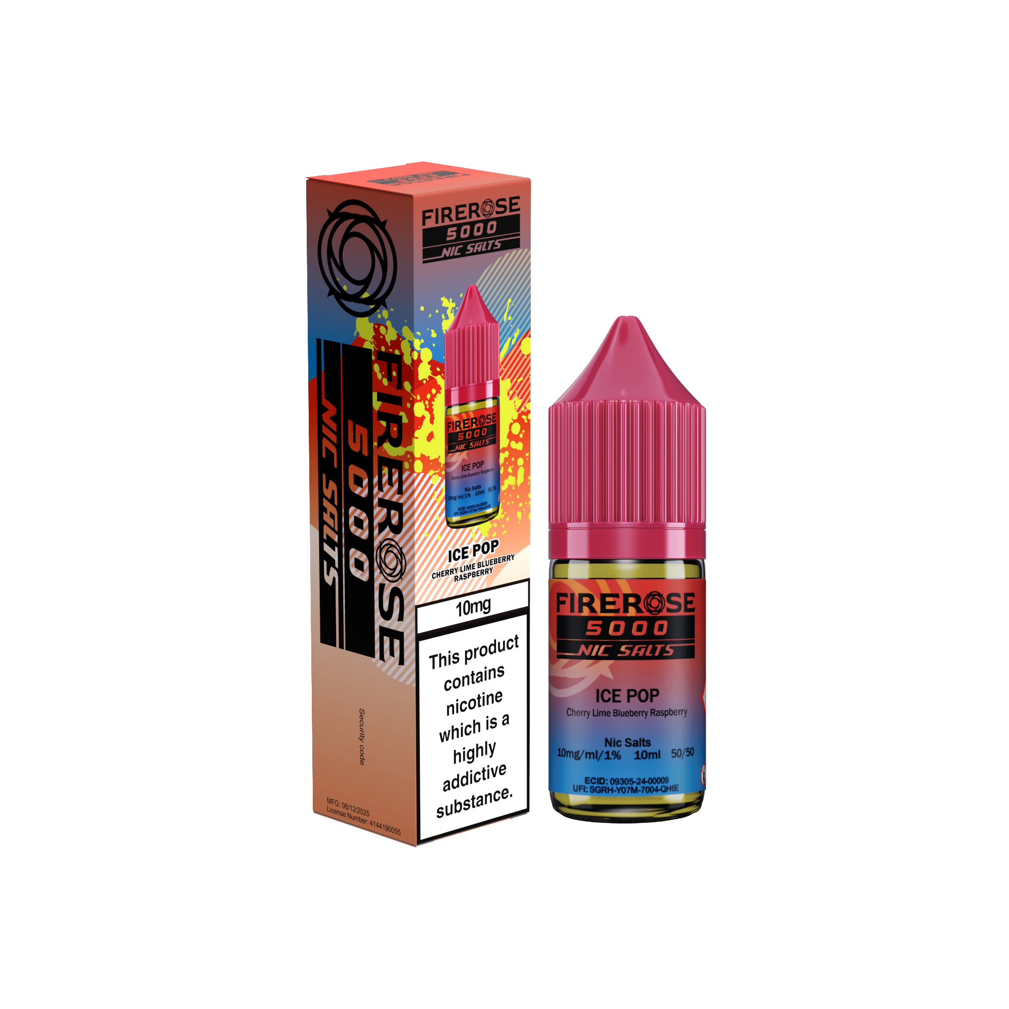 Firerose 5000 Ice Pop Nic Salt E-Liquid