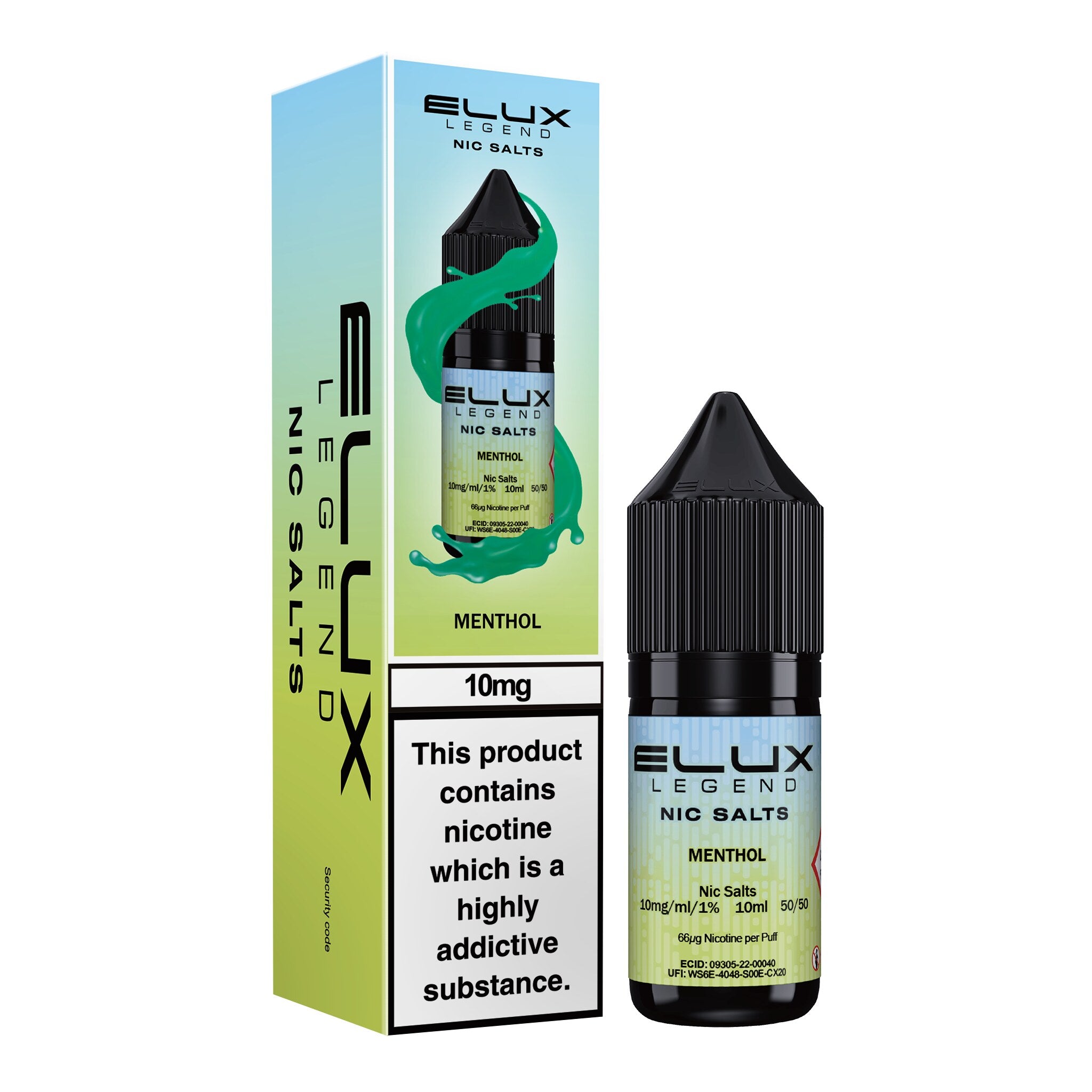 Elux Legend Menthol Nic Salt E-Liquid 10ml