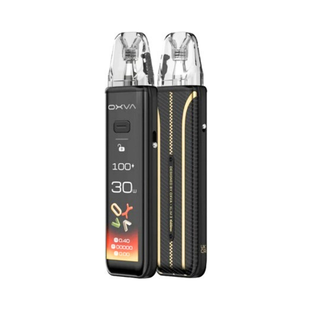 Oxva Xlim 3 Ultra Vape Pod Kit Ultra Carbon.
