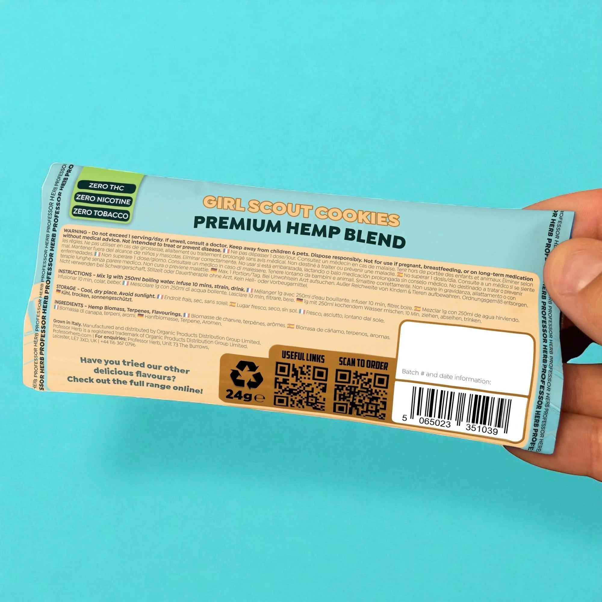 Professor Herb Premium Hemp Blend Girl Scout Cookies
