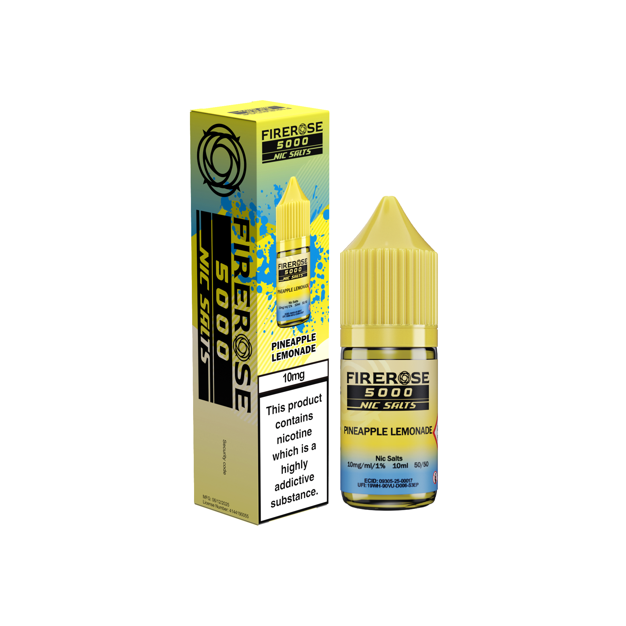 Firerose 5000 Pineapple Lemonade Nic Salt E-Liquid