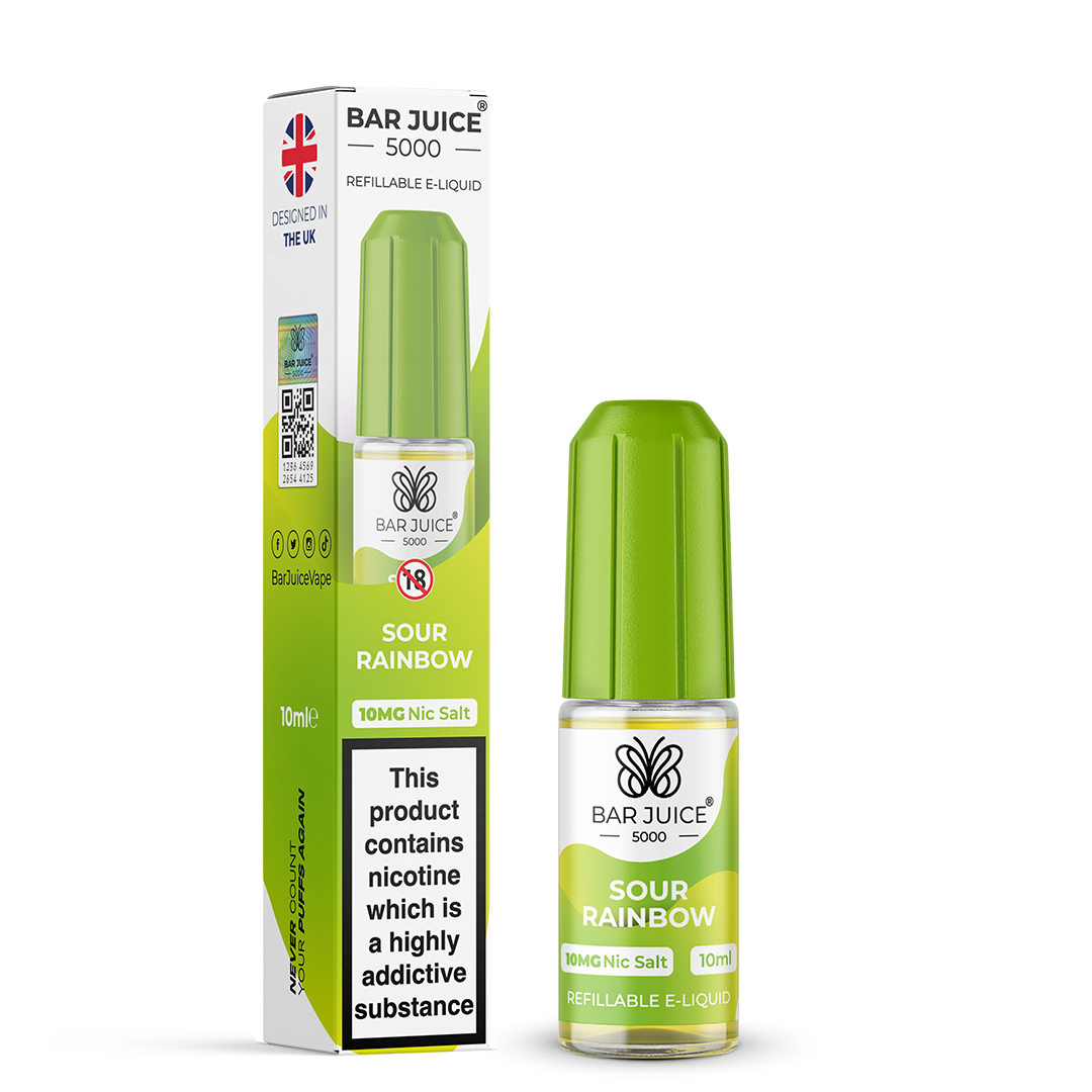 Bar Juice 5000 Sour Rainbow Nic Salt E-Liquid