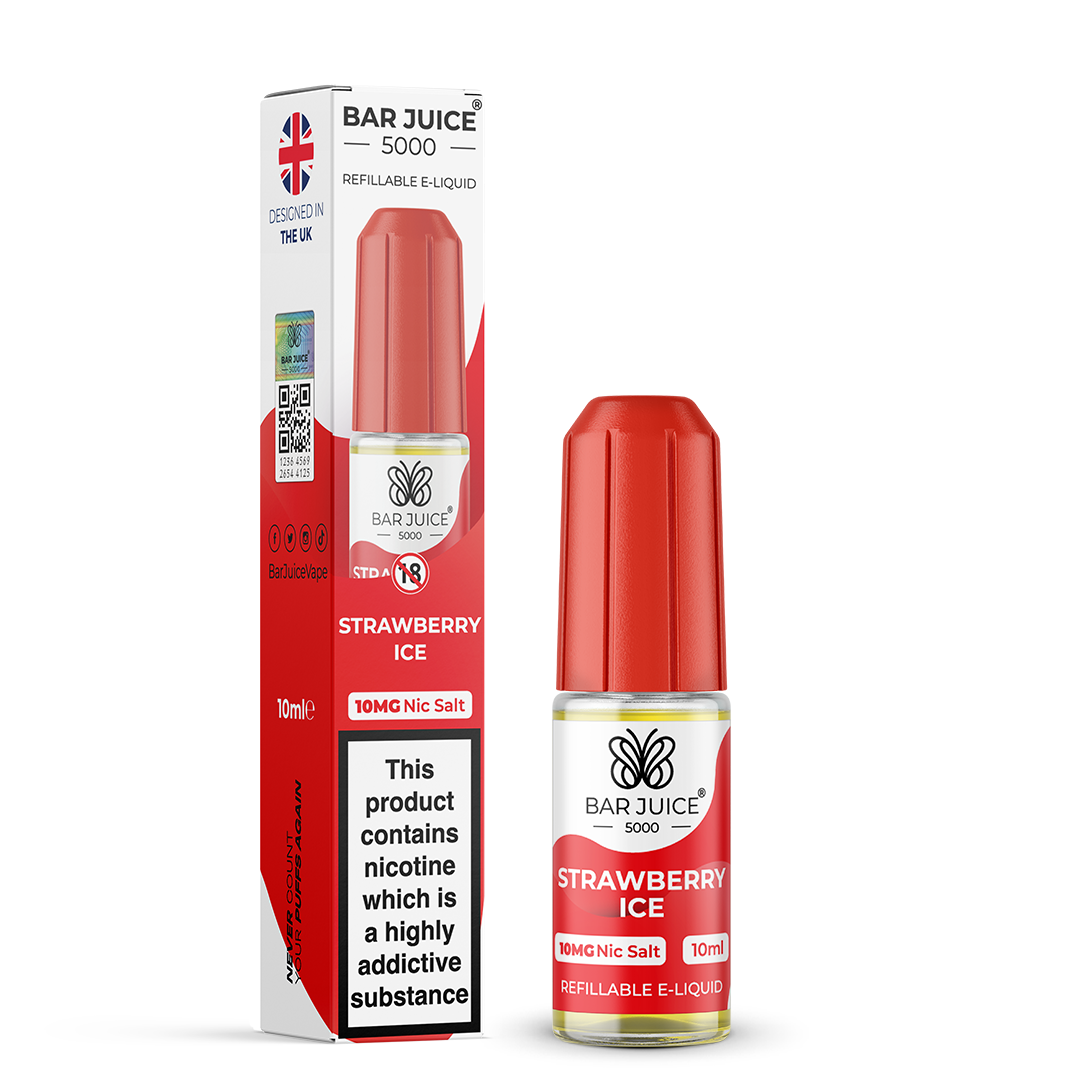 Bar Juice 5000 Strawberry Ice Nic Salt E-Liquid