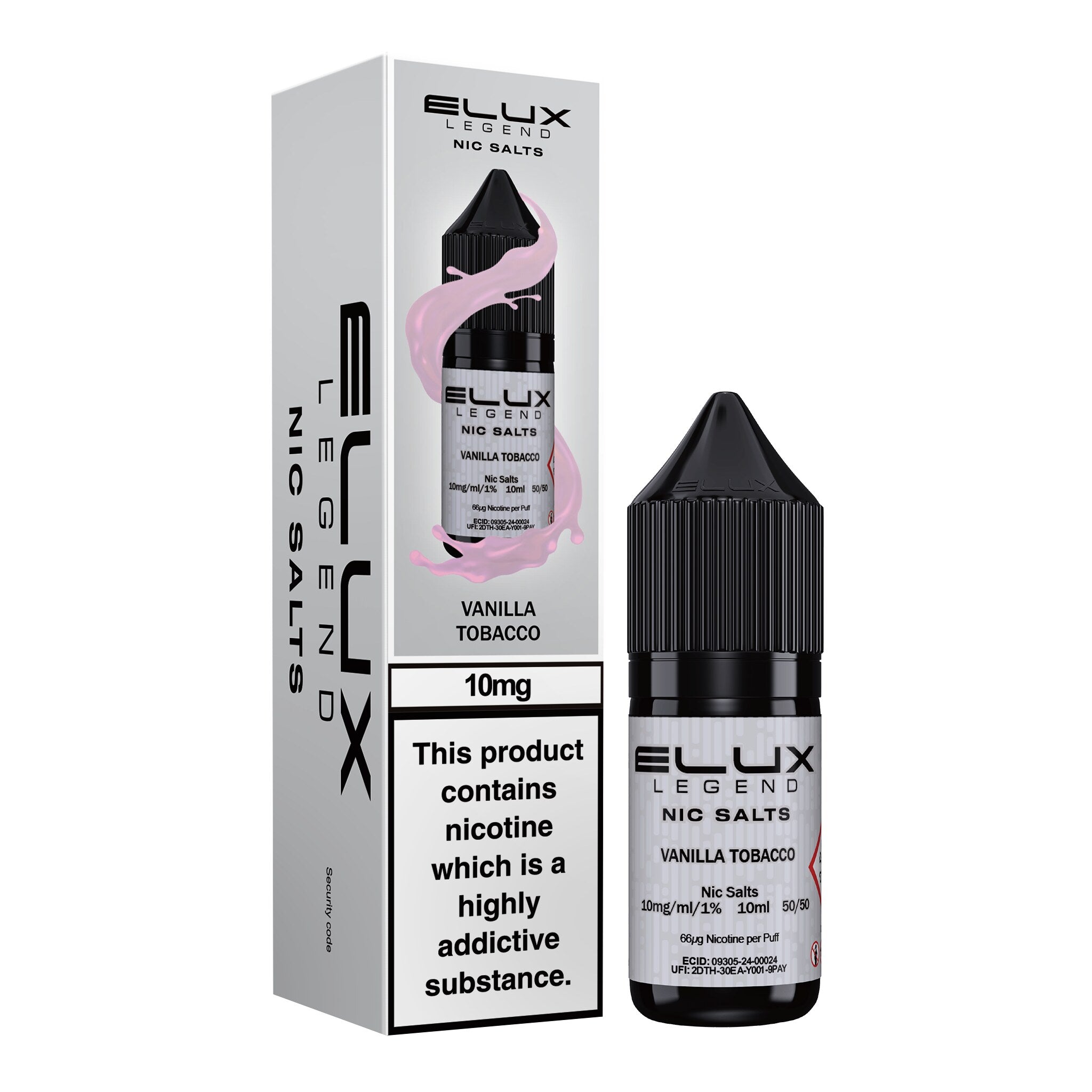 Elux Legend Vanilla Tobacco Nic Salt E-Liquid 10ml
