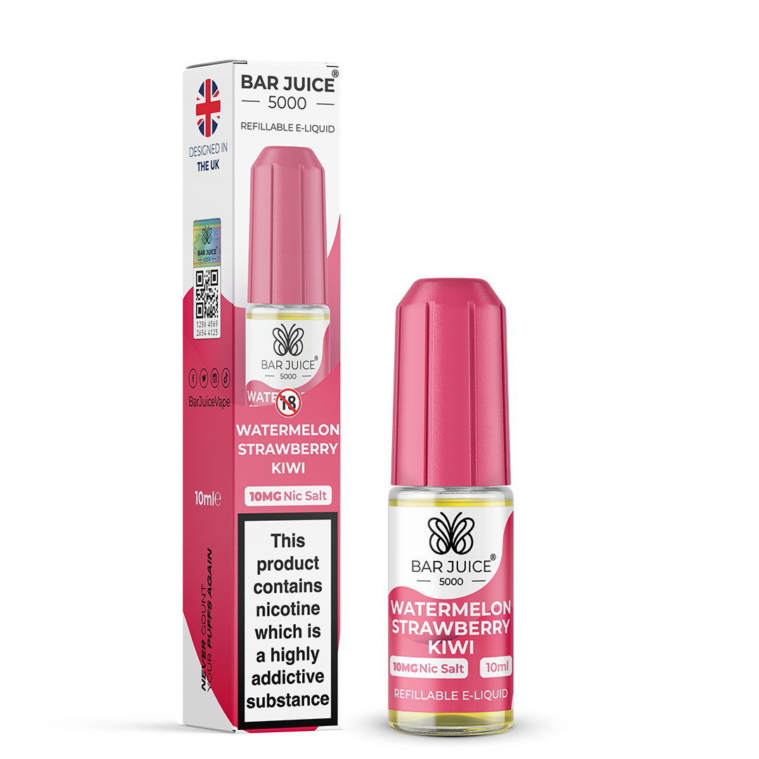 Bar Juice 5000 Watermelon Strawberry Kiwi Nic Salt E-Liquid