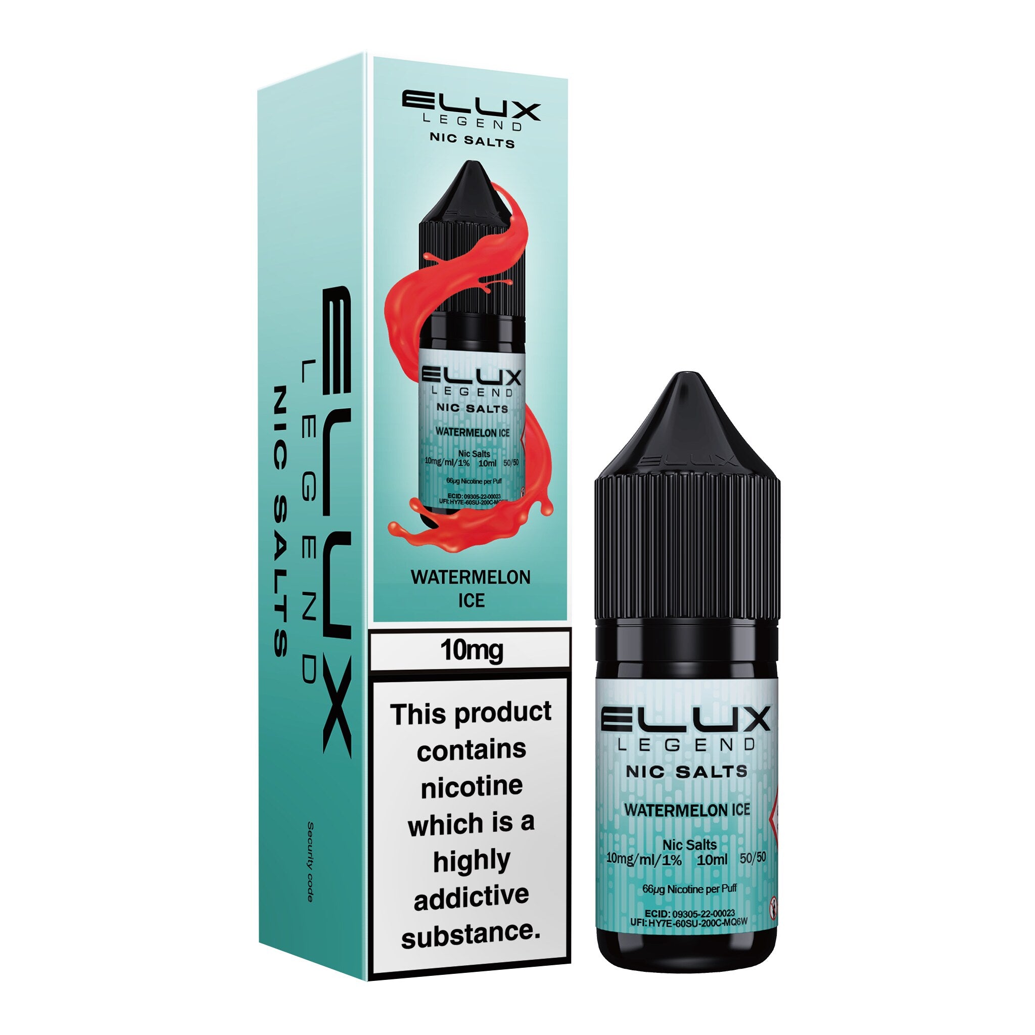 Elux Legend Watermelon Ice Nic Salt E-Liquid 10ml