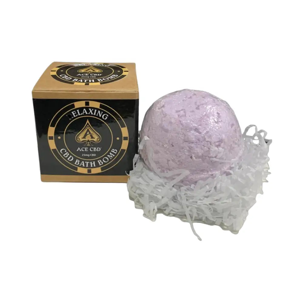 ACE CBD Bath Bombs Contents Box.