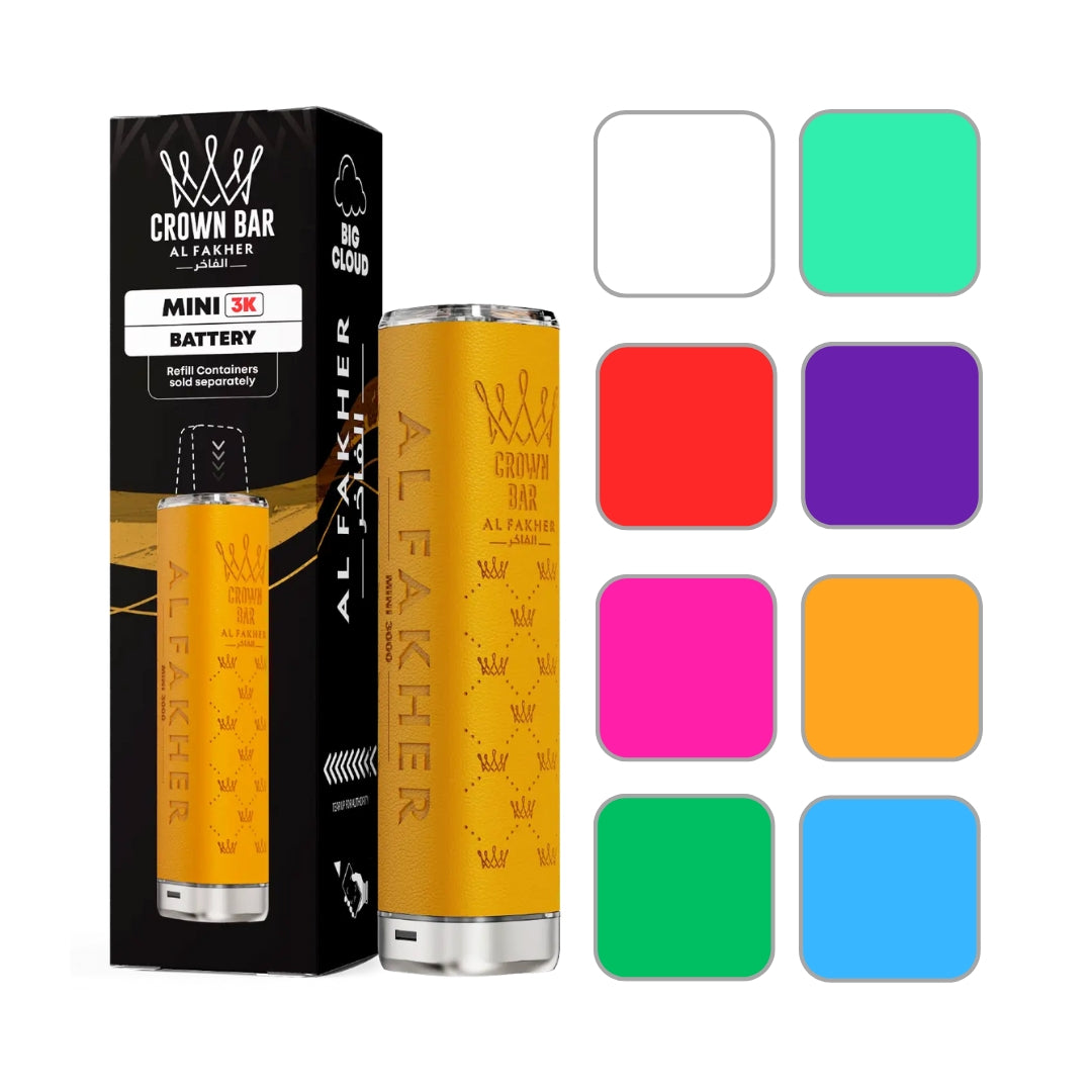 Al Fakher Crown Bar Mini 3K Battery Device Tile.