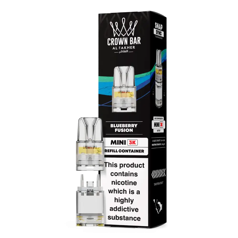 Al Fakher Crown Bar Mini 3K Pods | Buy Vape UK | Smokz Al Fakher Crown Bar Mini 3K Pods | Buy Vape UK | Smokz