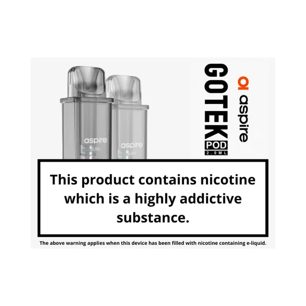 Aspire Gotek Replacement Pods | Buy Vape Pods UK | Smokz