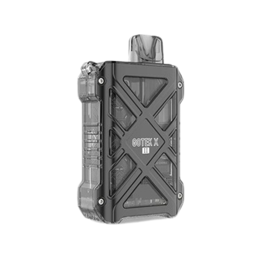 Black Aspire Gotek X 2 Vape Kit With Clear Plastic Cover