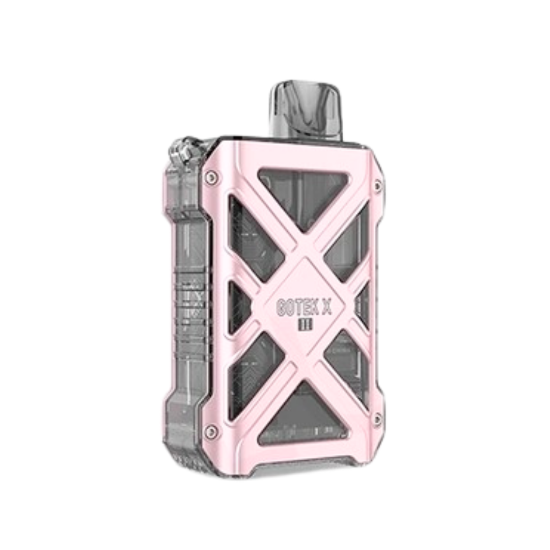 Pink Aspire Gotek X 2 Vape Kit With Clear Plastic Cover