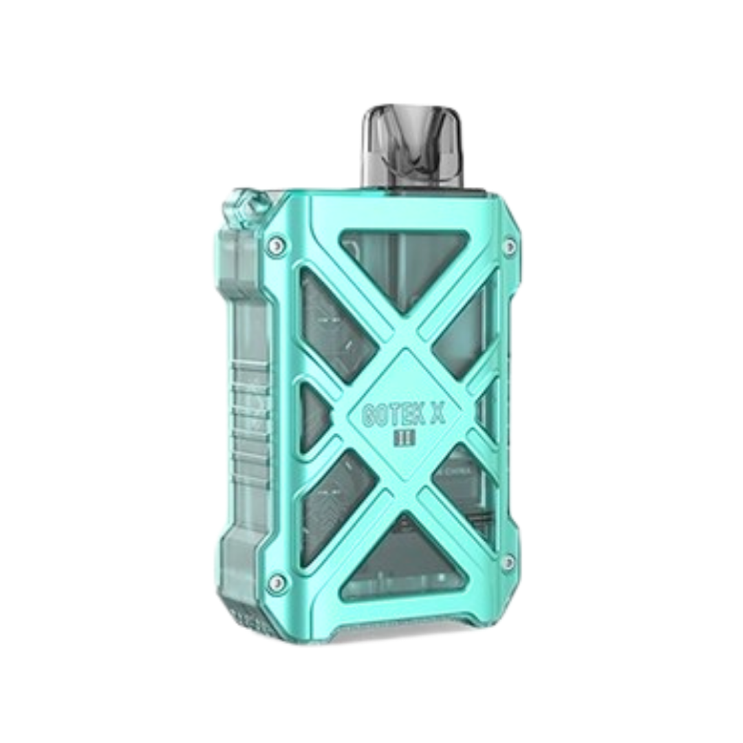 Cyan Gotek X 2 Vape Kit With Clear Plastic Cover