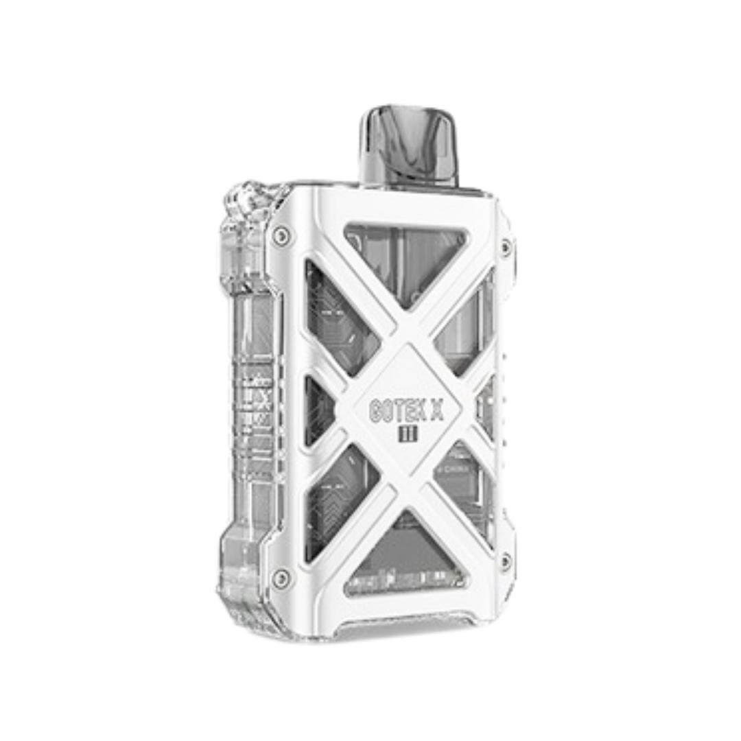 Silver Gotek X 2 Vape Kit With Clear Plastic Cover