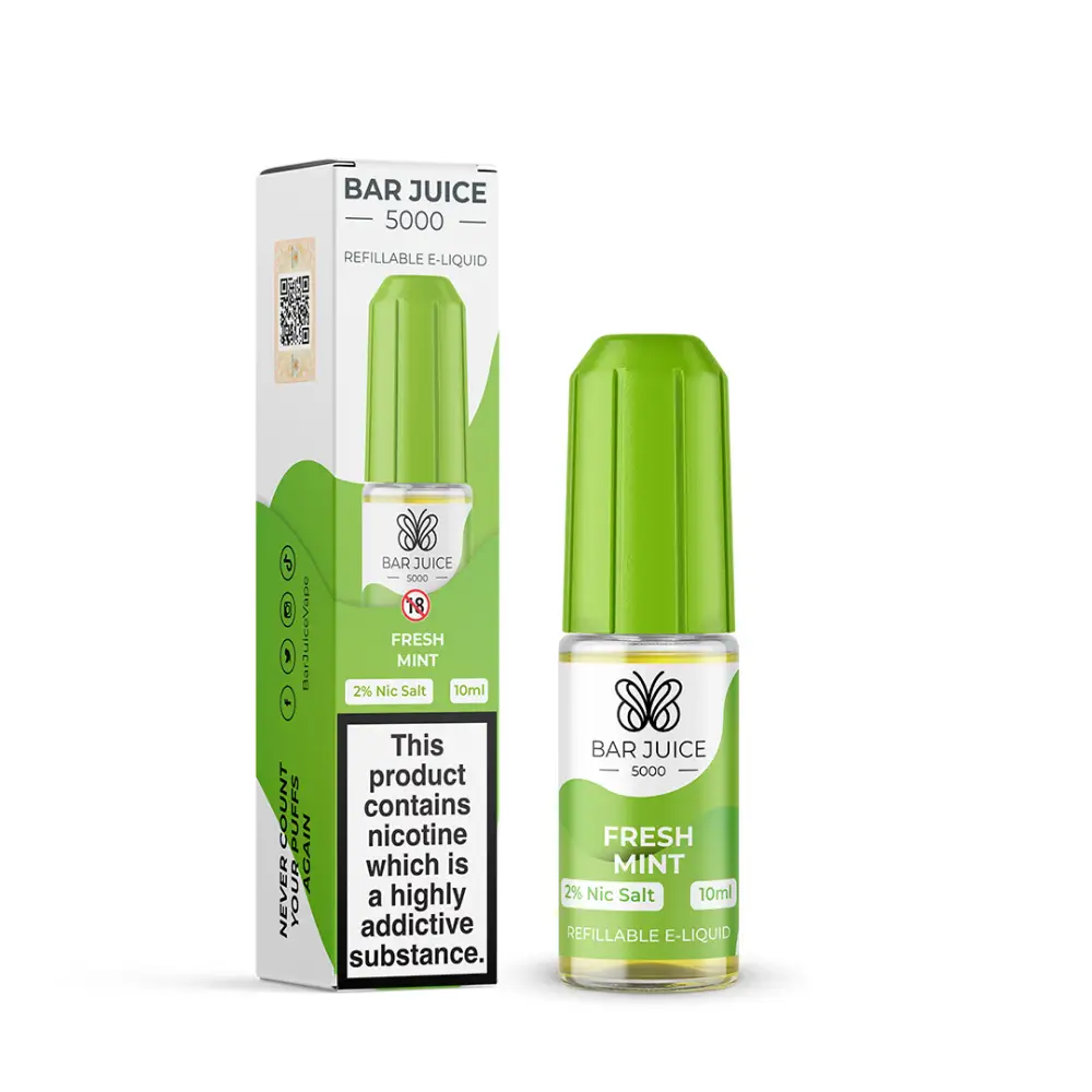 Fresh Mint Bar Juice 5000 Vape E-Liquid - Smokz Vape Store