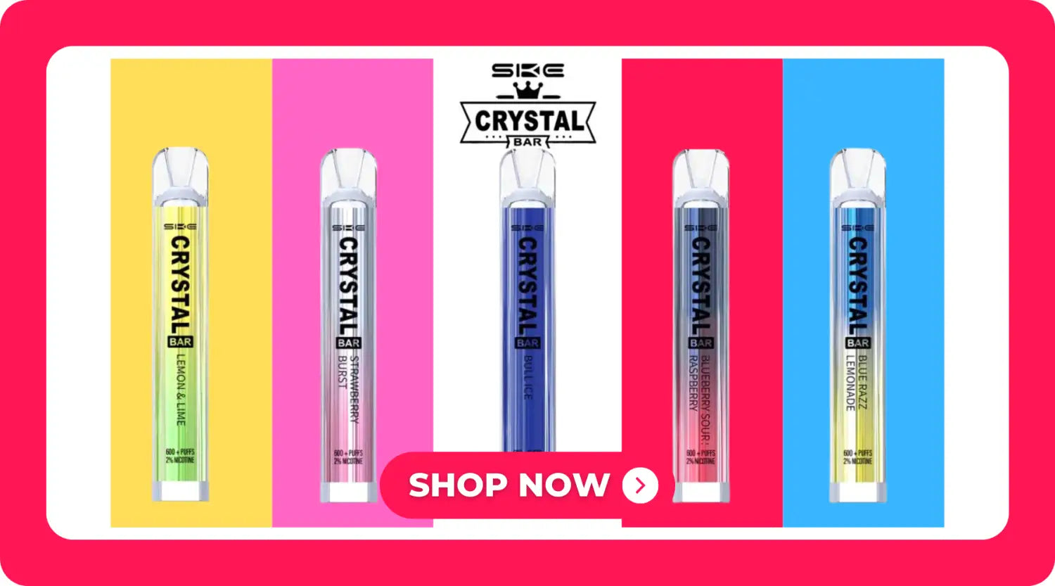 Crystal Bar 600 Disposable Vape