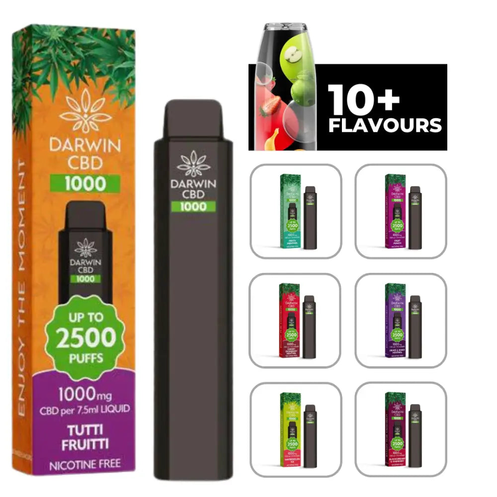 Darwin CBD Disposable Vape 1000mg 2500 Puff