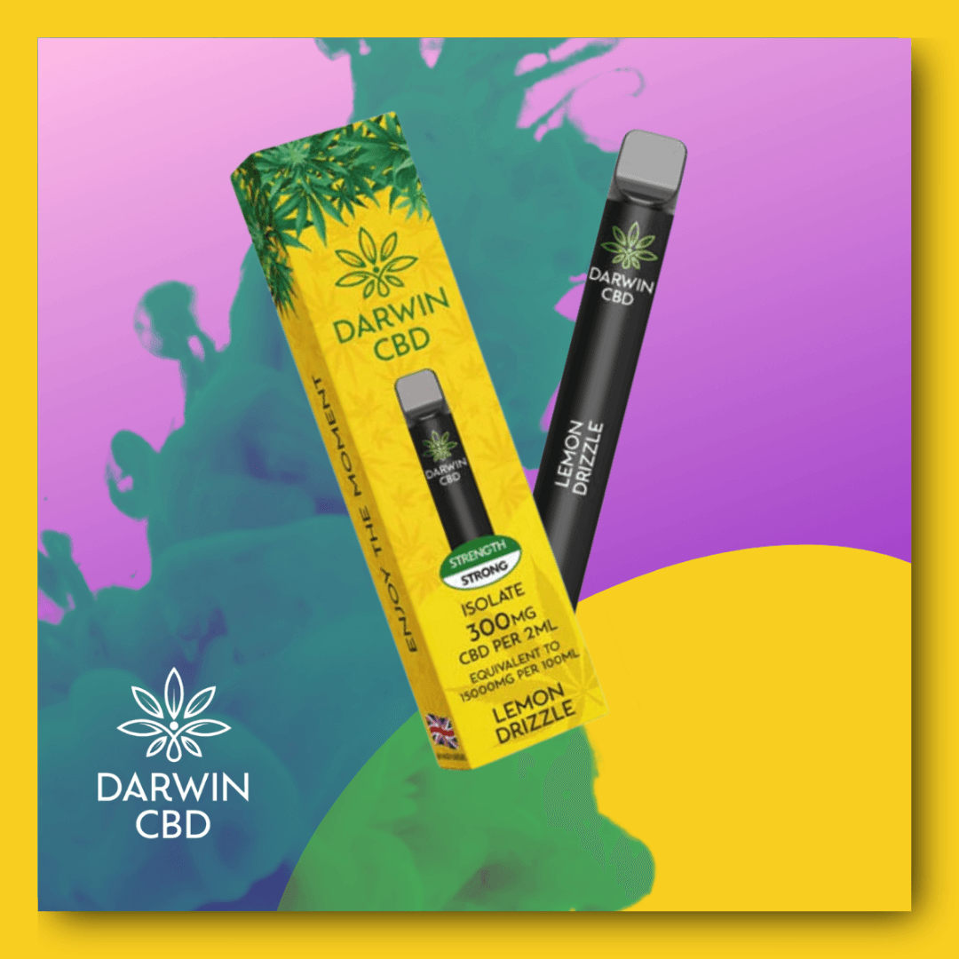 Darwin CBD 300mg Disposable Vapes - Smokz Vape Store