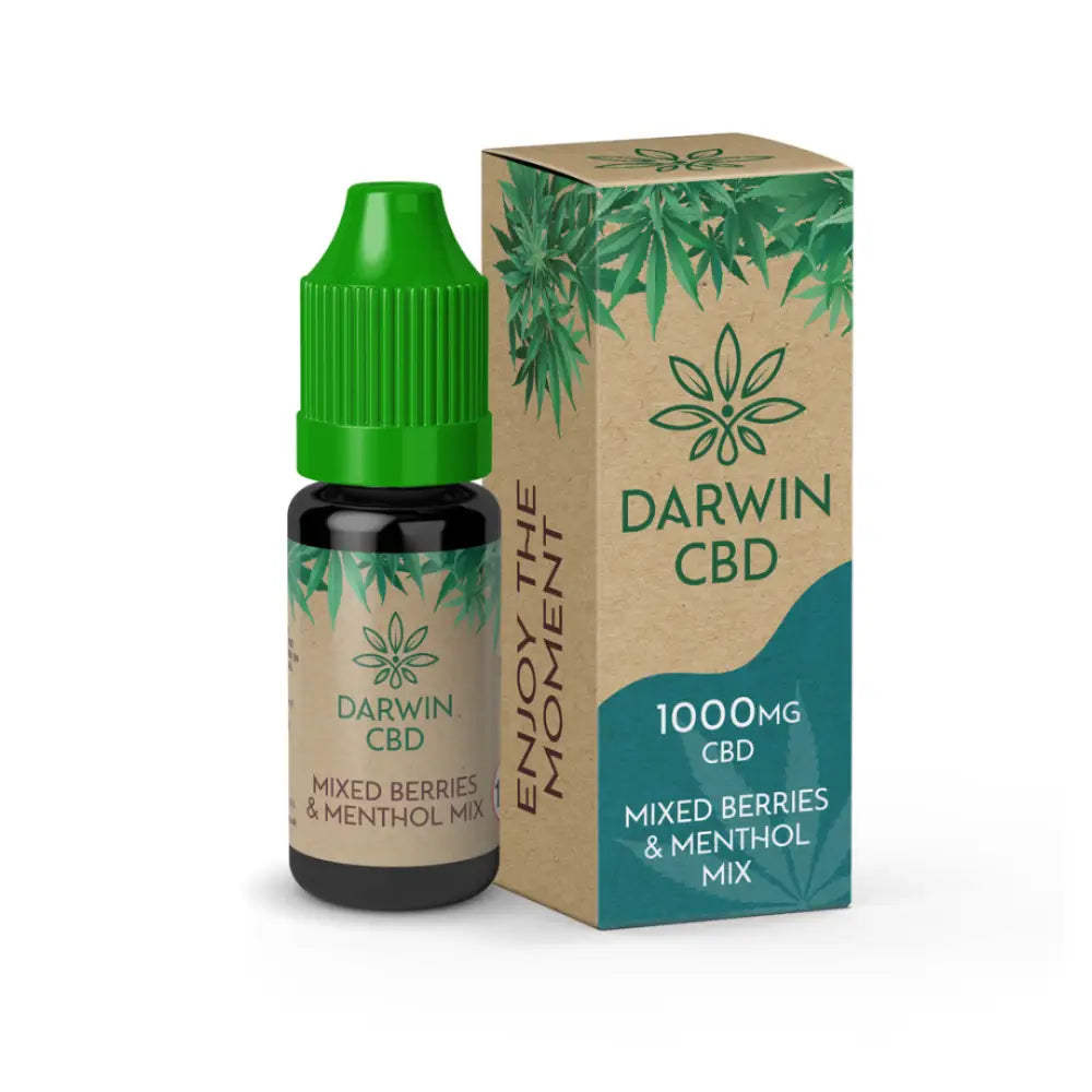 Darwin CBD Vape 1000mg 10ml E-Liquids 8 - Smokz Vape Store