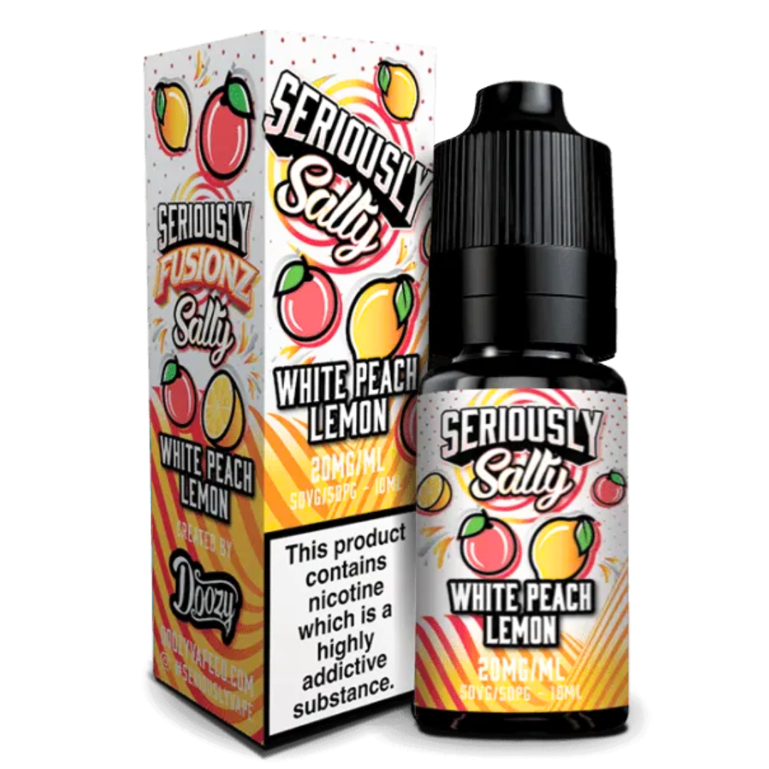 Doozy Fusionz Nic Salt E-liquid White Peach Lemon