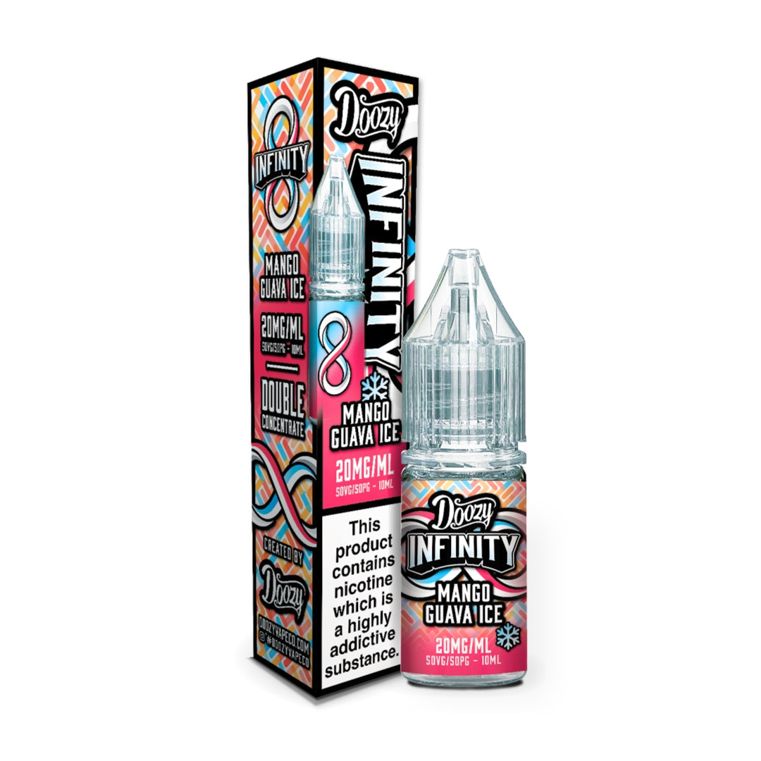 Doozy Infinity Mango Guava Ice Nic Salts.