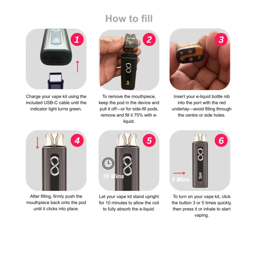 Doozy Infinity Refill Pods How To Fill.