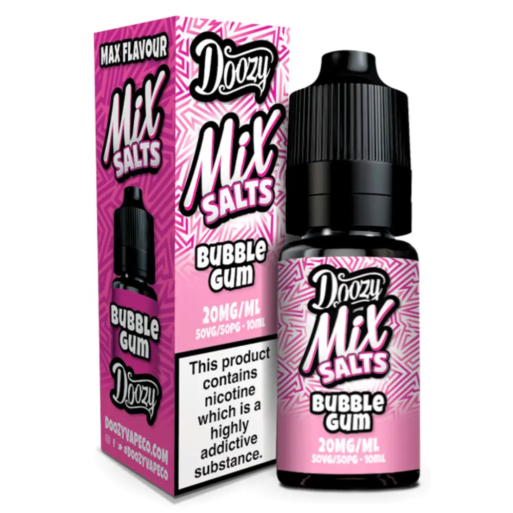 Doozy Mix Salt 10ml E-Liquid Bubblegum