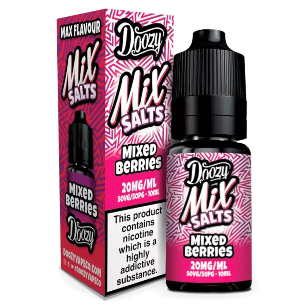 Doozy Mix Salt 10ml E-Liquid Mixed Berries