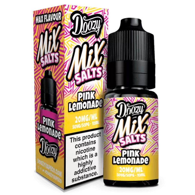 Doozy Mix Salt 10ml E-Liquid Pink Lemonade