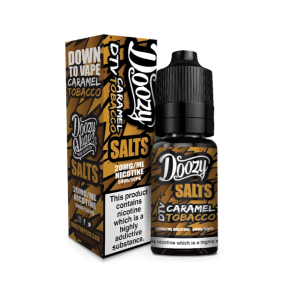 doozy salts caramel tobacco 10ml nic salt e-liquids