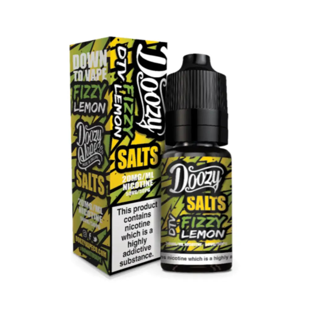 doozy salts fizzy lemon 10ml nic salt e-liquids