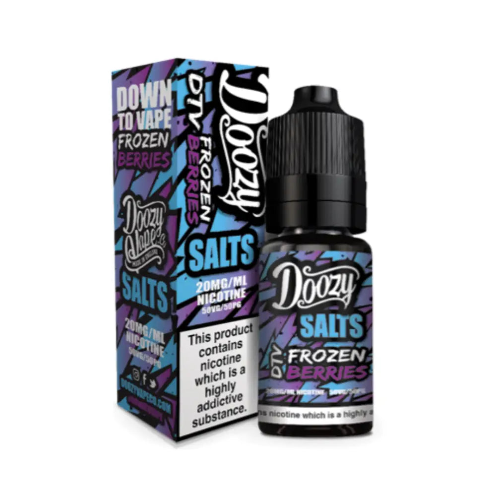 doozy salts frozen berries 10ml nic salt e-liquids