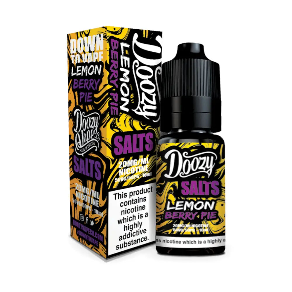 doozy salts lemon berry pie 10ml nic salt e-liquids