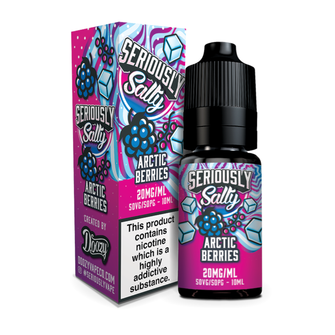 Doozy Seriously Salty Artic Berries 10ml Nic Salt E-Liquids