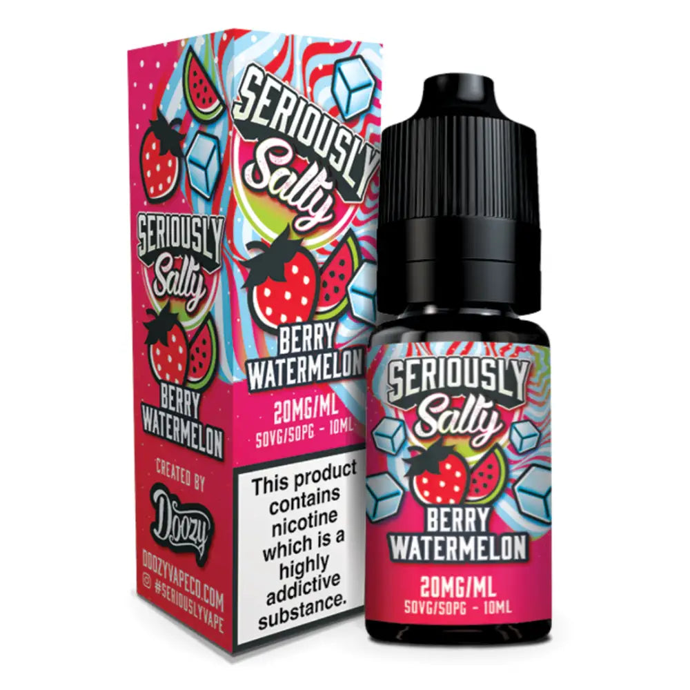 Doozy Seriously Salty Berry Watermelon 10ml Nic Salt E-Liquids