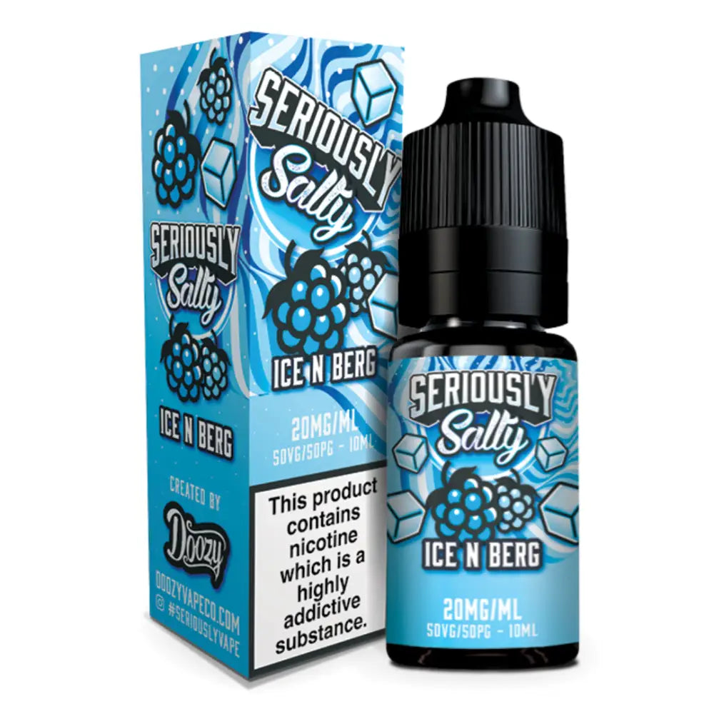 Doozy Seriously Salty Ice N Berg 10ml Nic Salt E-Liquids