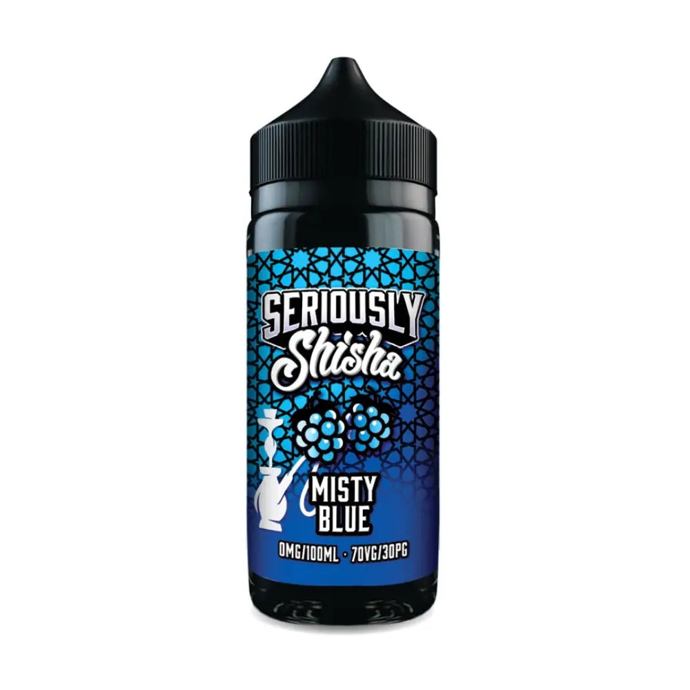 Doozy Seriously Shisha Misty Blue E-liquid – 100ml Shortfill Bottle.