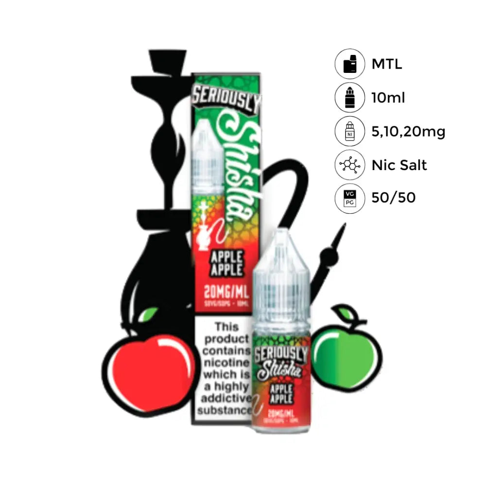 Doozy Seriously Shisha Nic Salts – Apple Apple.