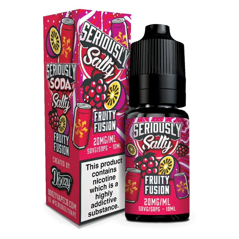 Doozy Seriously Soda 10ml Nic Salts E-Liquid Fruity Fusion - Smokz Vape Store