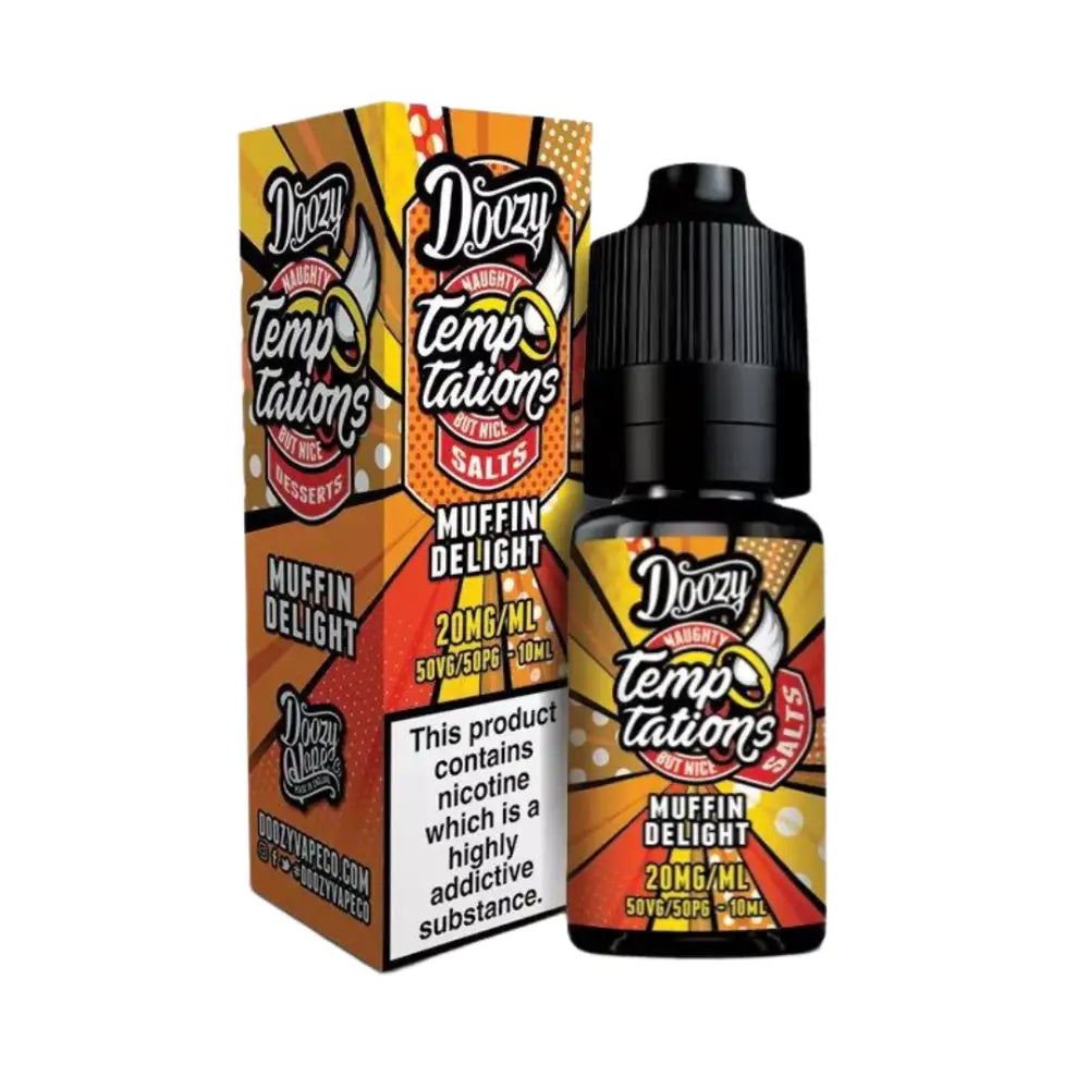 Doozy Temptations Muffix Delight Nic Salt E-Liquid - Smokz Vape Store