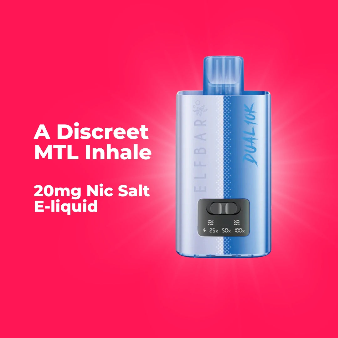 MTL Vape Kit Elf Bar 10K Dual Disposable Vape.