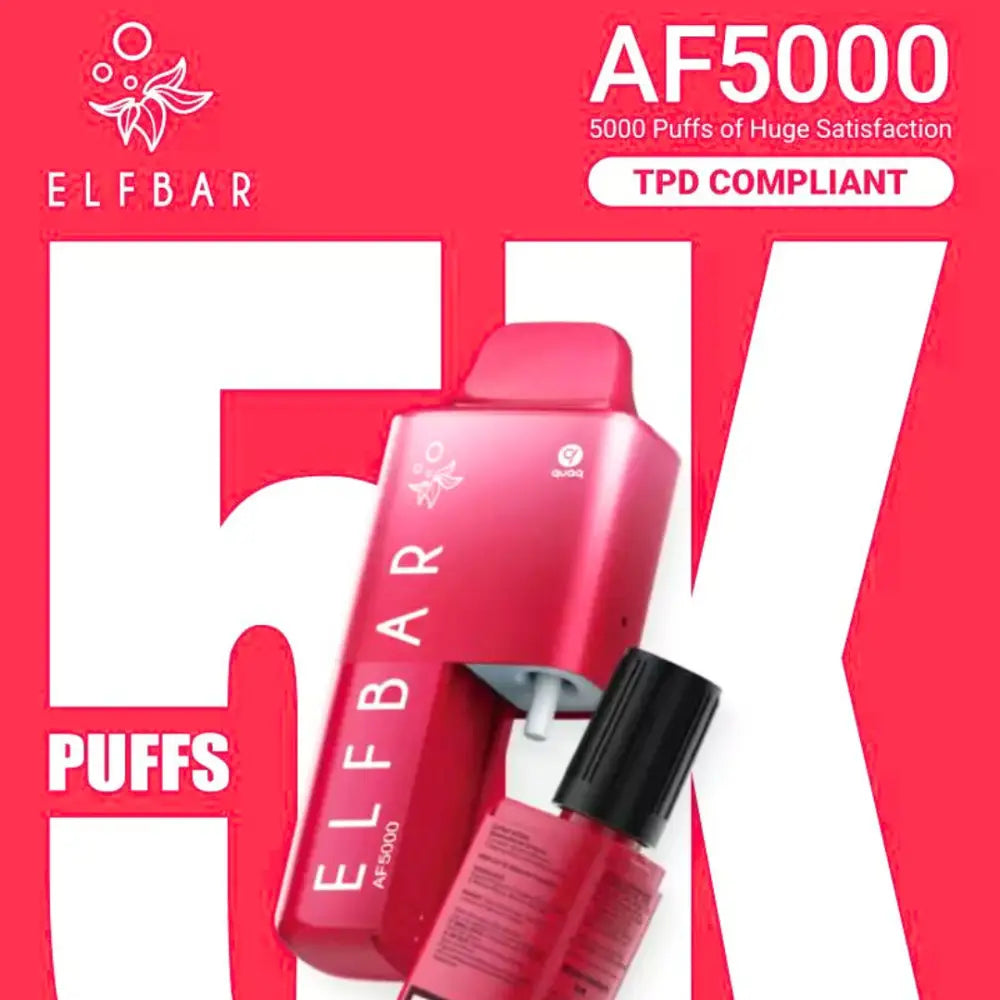 Image Of Elfbar AF5000 Disposable Kit Up To 5k Puffs, TPD Compliant