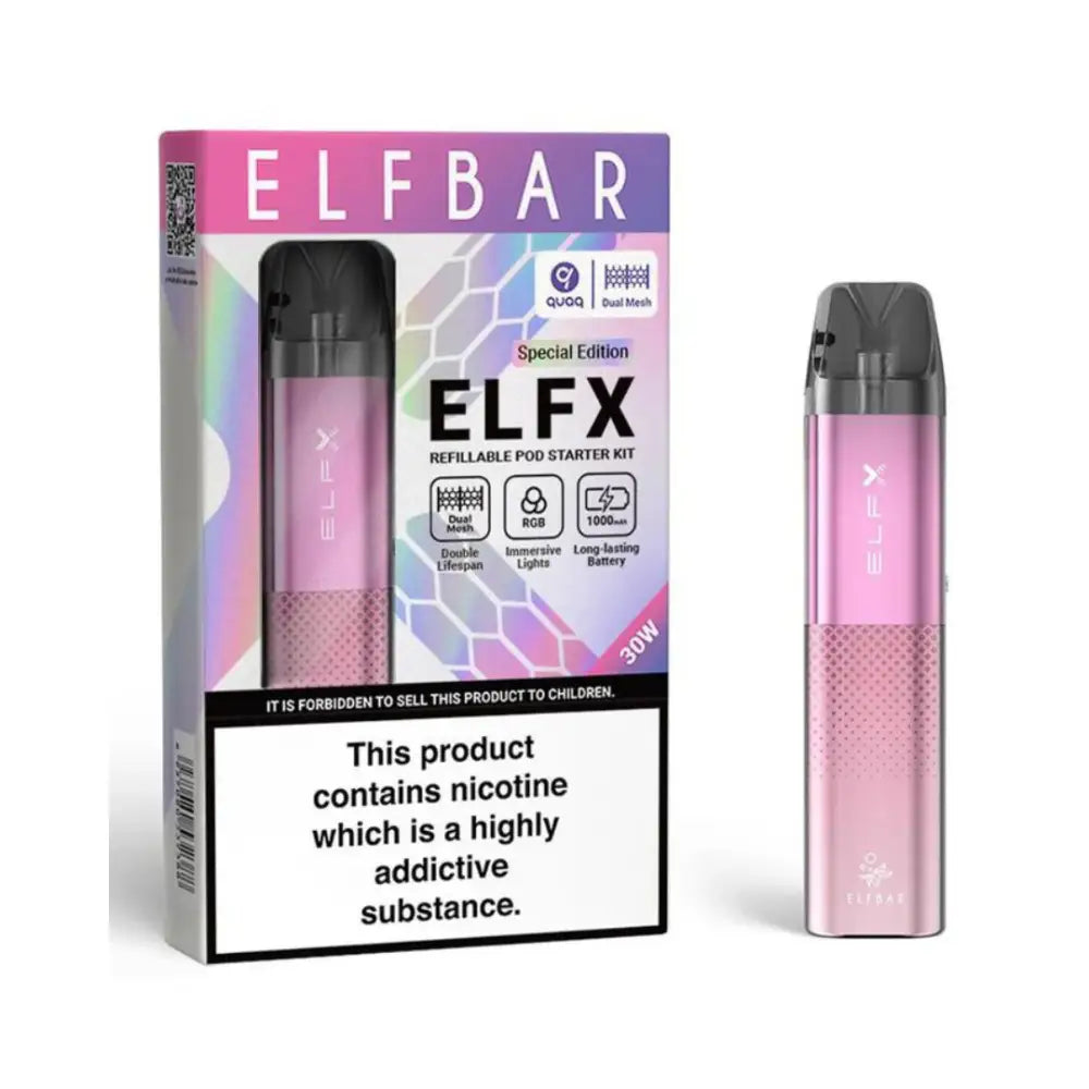 ELFX Pod Kit by Elf Bar Box Content