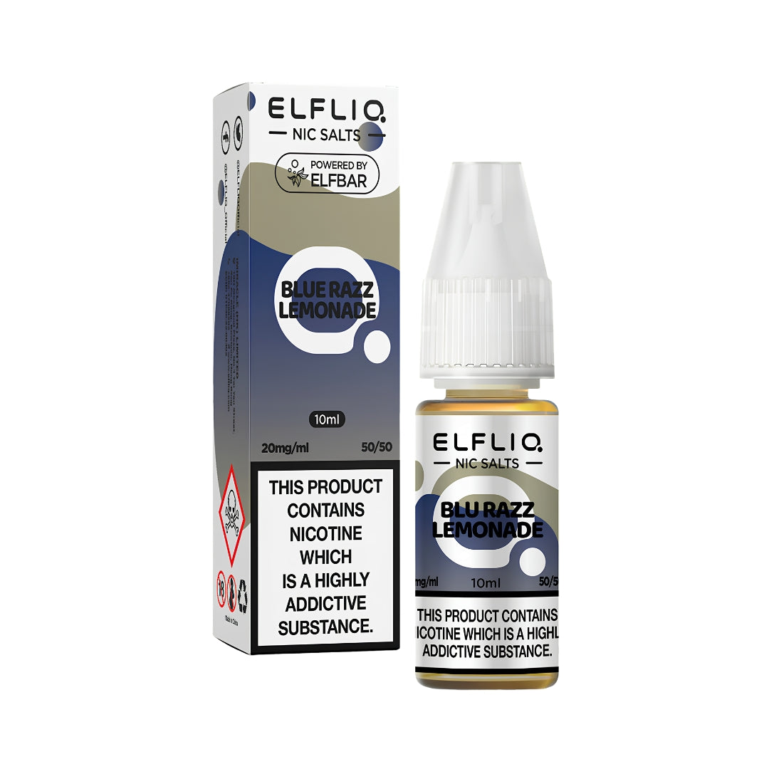 Elfliq Blue Razz Lemonade Nic Salt E-Liquid.