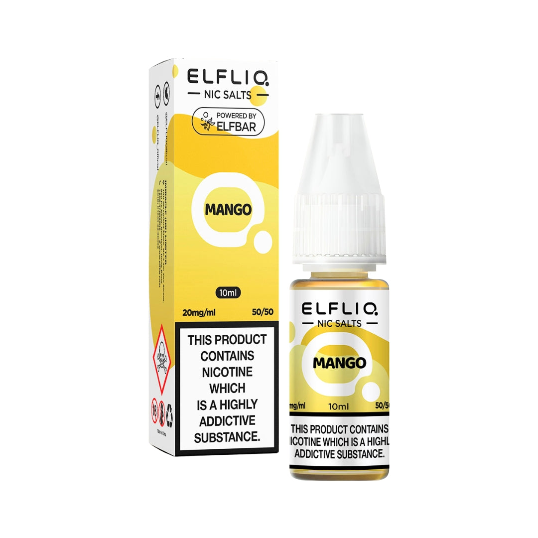 Elfliq Mango Nic Salt E-Liquid.
