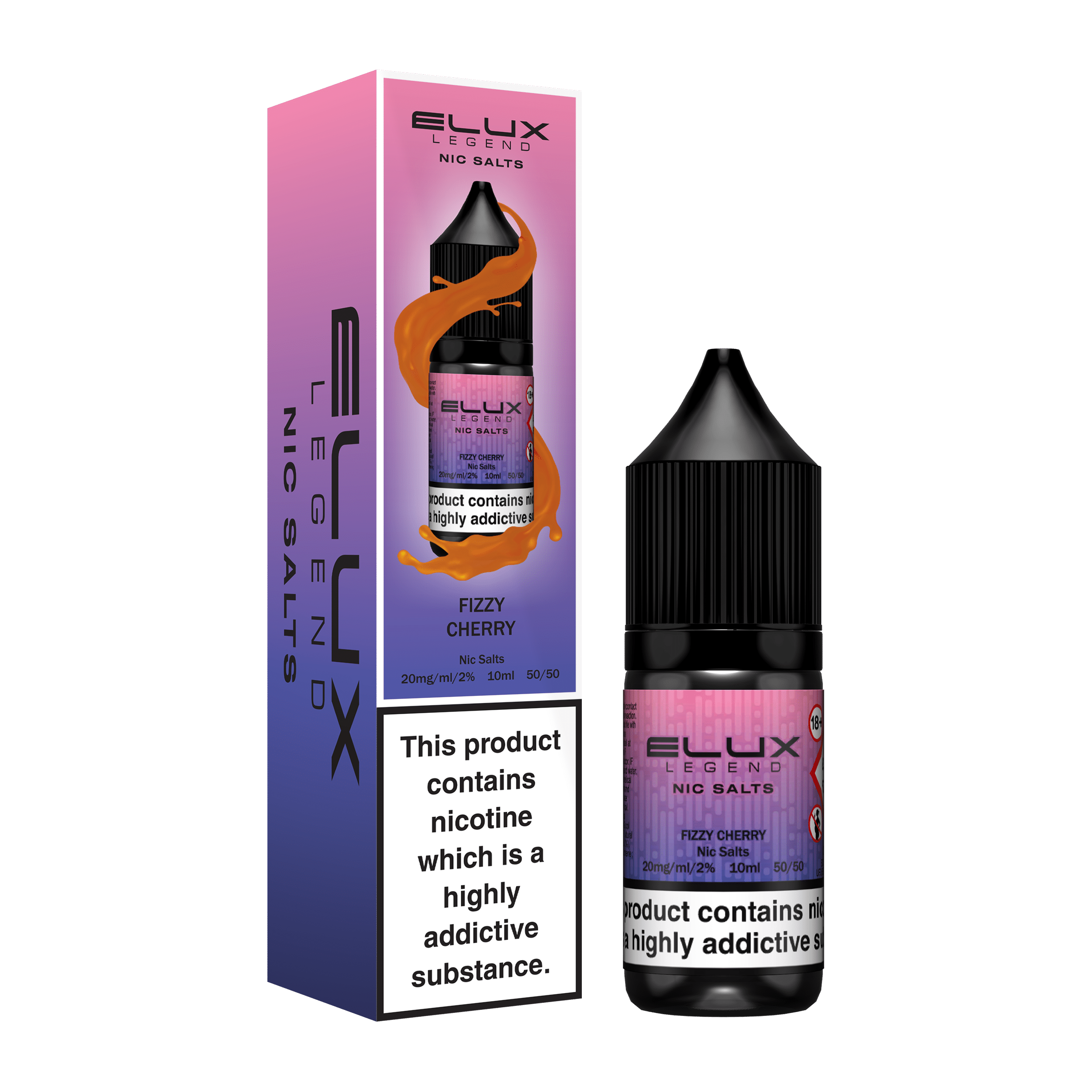 Elux Legend Nic Salt E-Liquid - Fizzy Cherry / 10mg - Nic Salt