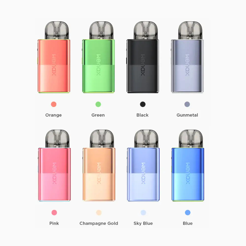 Geekvape Wenax U Vape Kit Colours.