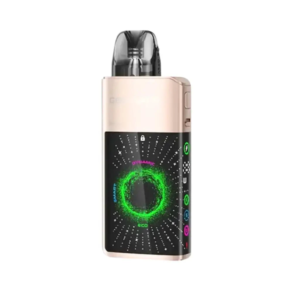 Geekvape Digi Q Vista Pod Vape Kit Front Champagne Gold.
