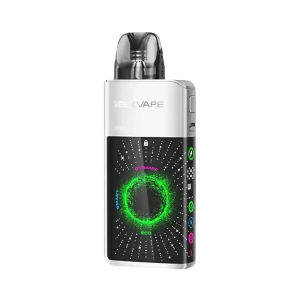 Geekvape Digi Q Vista Pod Vape Kit Front Silver.
