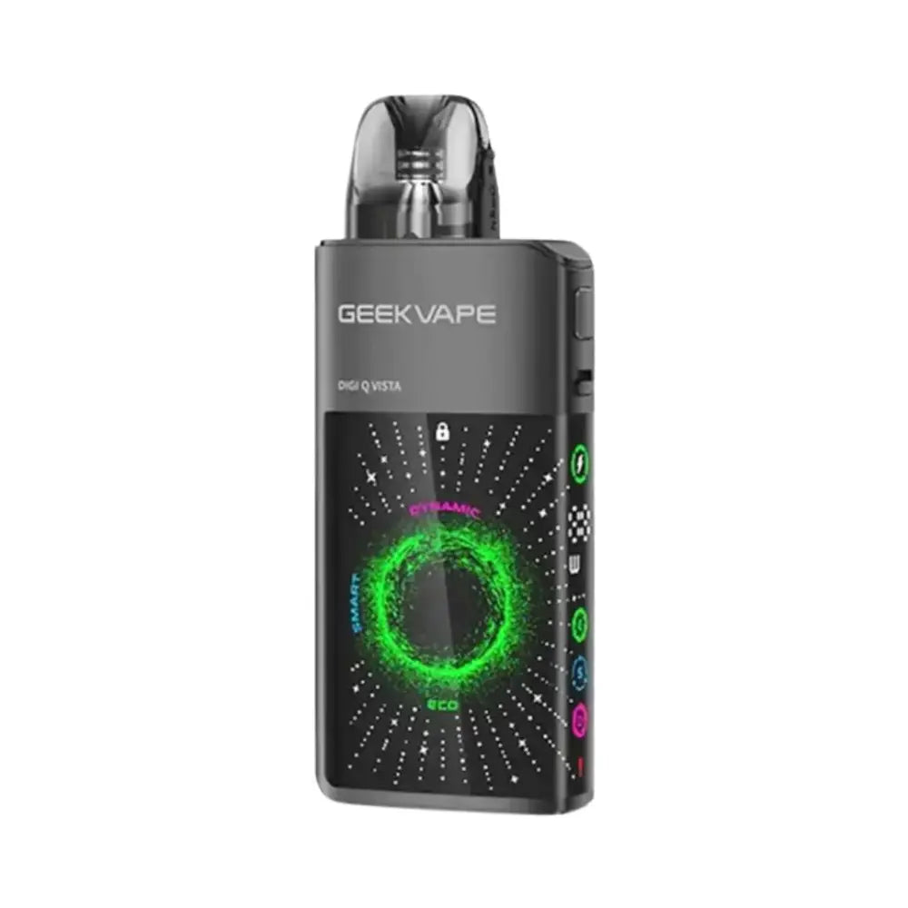Geekvape Digi Q Vista Pod Vape Kit Front Black.